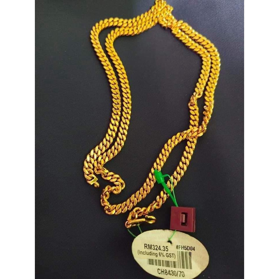 Original Zhulian Rantai Leher Gajah Saduran Emas 999 Atau 24k By Zhulian Ch8430 Shopee Malaysia