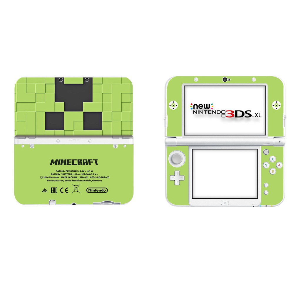 For Minecraft Vinyl Cover Decal Skin Sticker For Nintendo New 3ds Xl Ll Skins Stickers For New 3dsll Vinyl Skin Sticker Shopee Malaysia