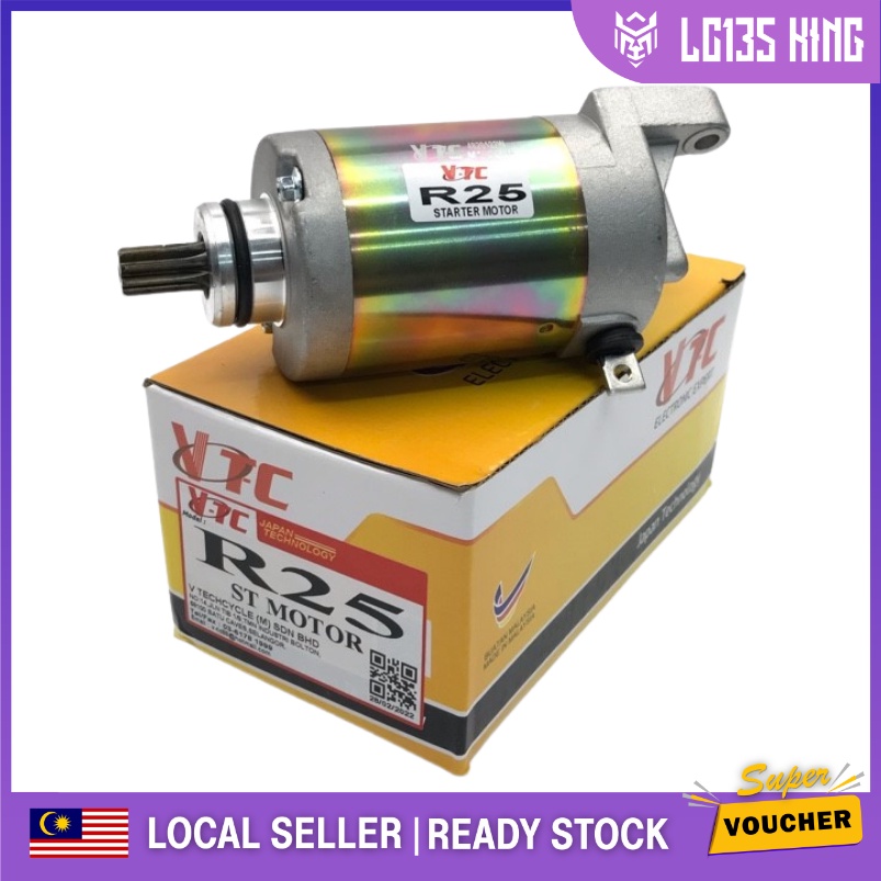 YAMAHA R25 YZF STARTER MOTOR ASSY 100% ORIGINAL VTC | Shopee Malaysia