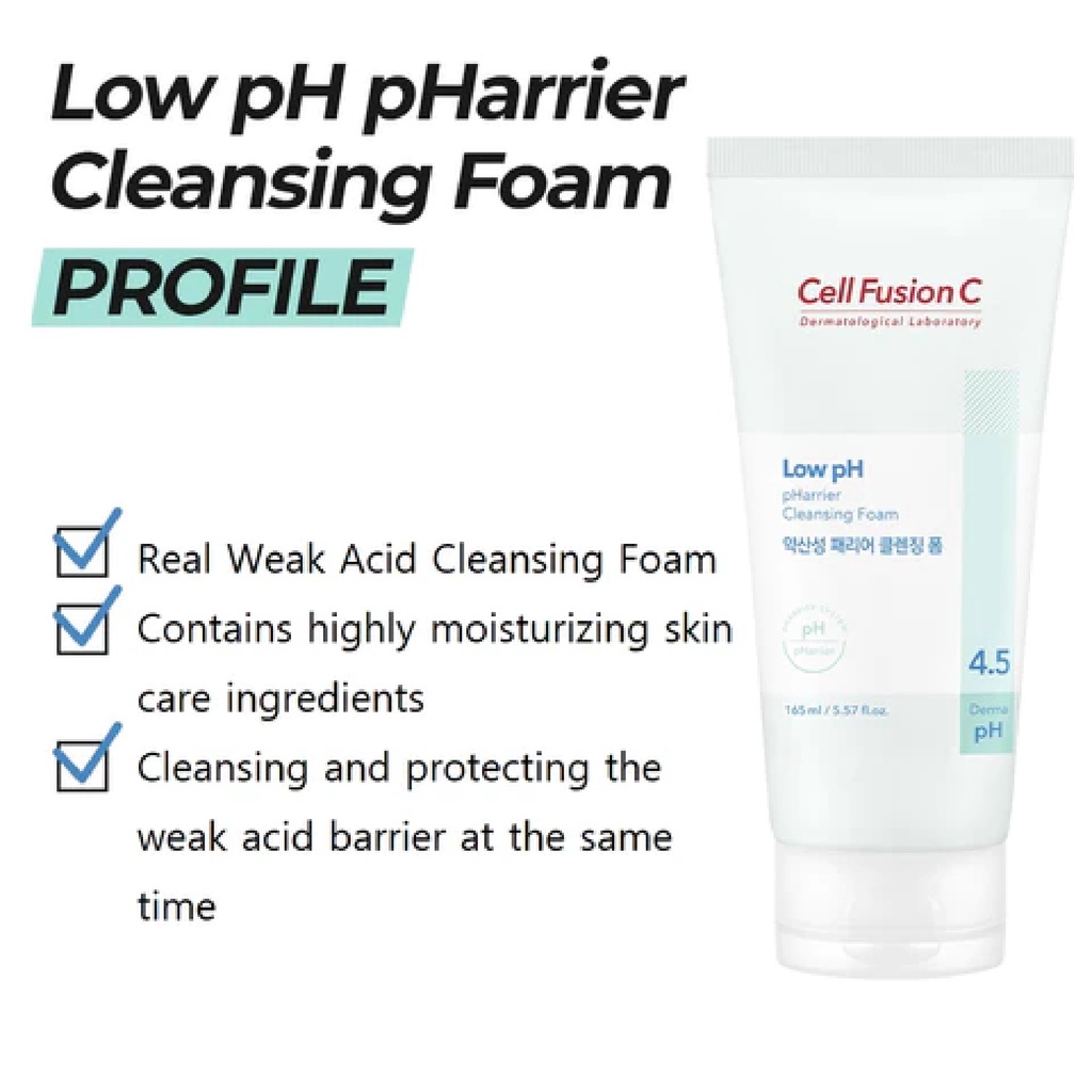 CELL FUSION C Low Ph Pharrier Cleansing Foam (165ml) | Shopee Malaysia