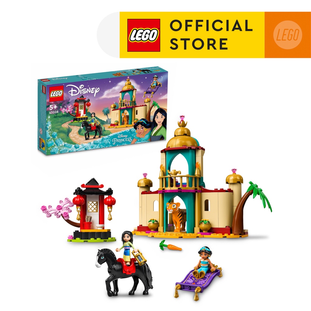 LEGO® Disney Princess™ 43208 Jasmine and Mulan’s Adventure Set (176 Pieces)