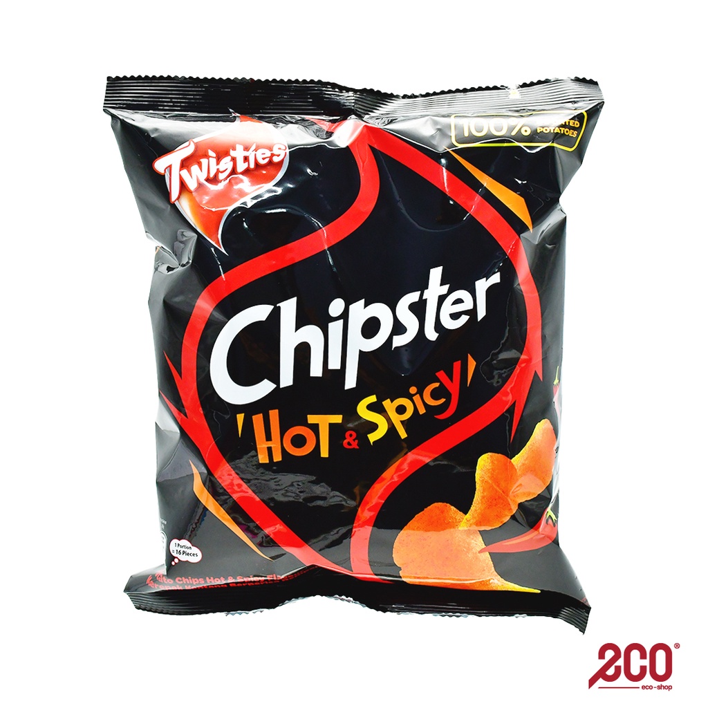 Twisties Chipster Hot & Spicy Potato Chips 60g | Shopee Malaysia