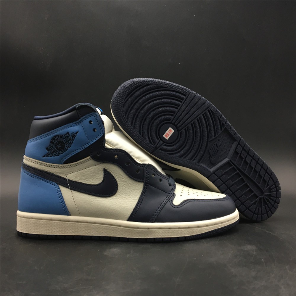 sail obsidian university blue jordan 1