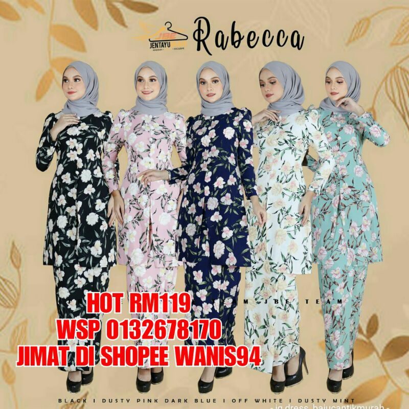 🔥 BAJU RAYA 2021 🔥 RABECCA KEBAYA MURAH RABECCA KEBAYA BORONG 