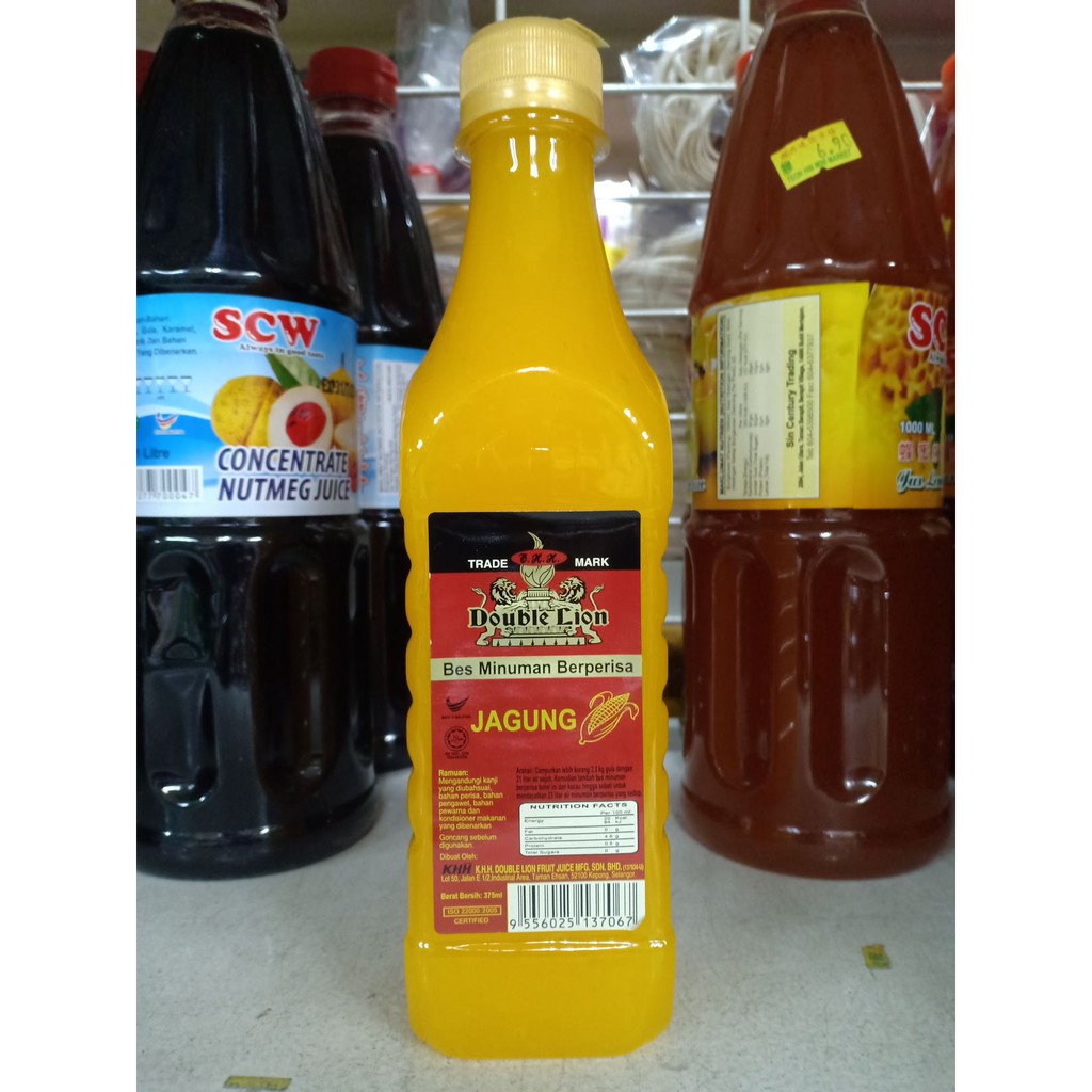 Double Lion Bes Minuman Berperisa Pati Jagung Corn Syrup 375ml