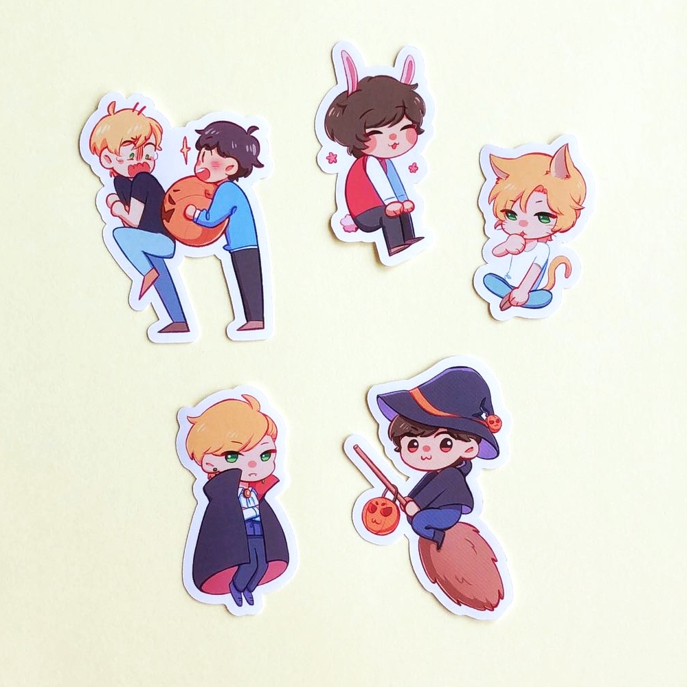 Banana Fish Halloween Sticker Set | Shopee Malaysia