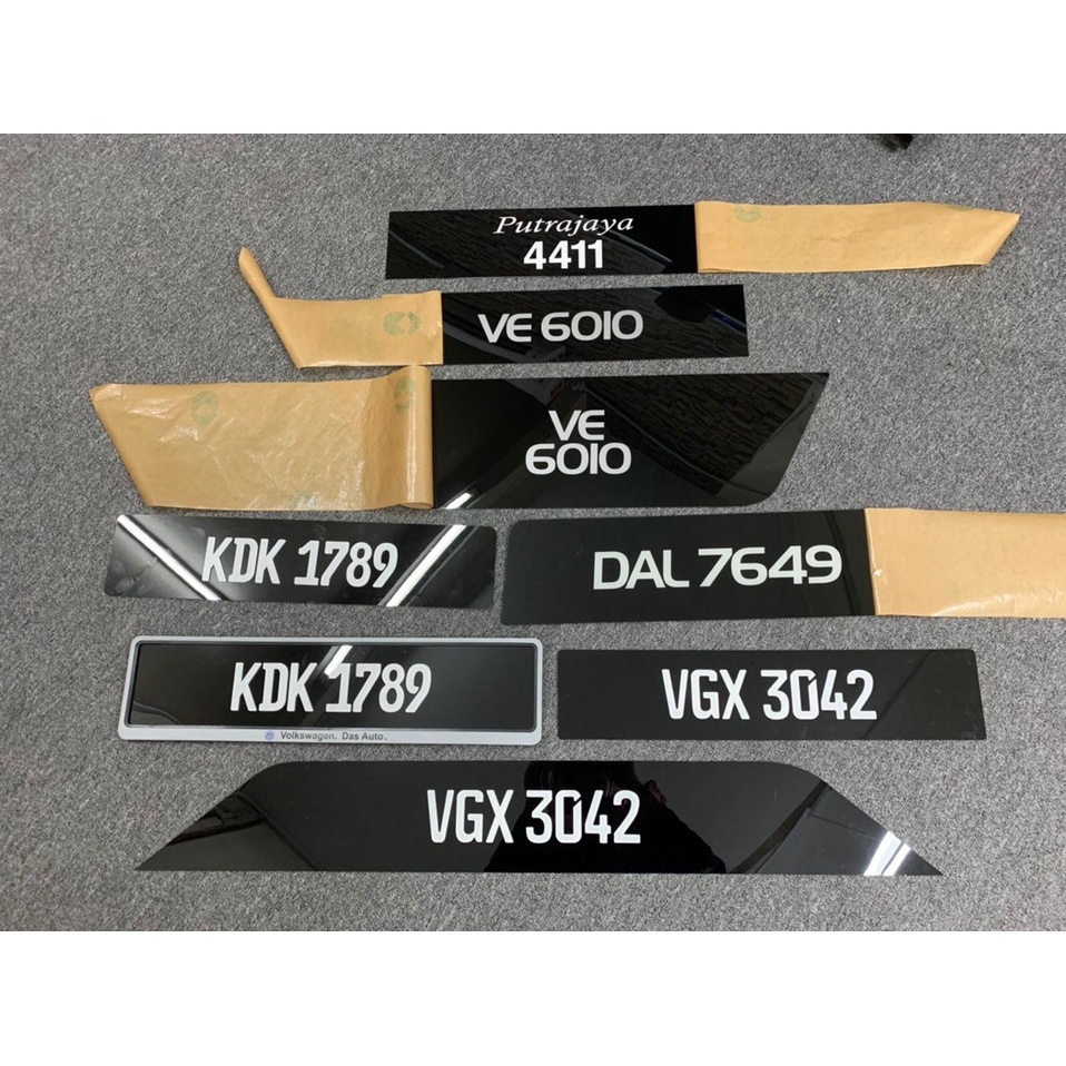 Harga Buat No Plate Kereta