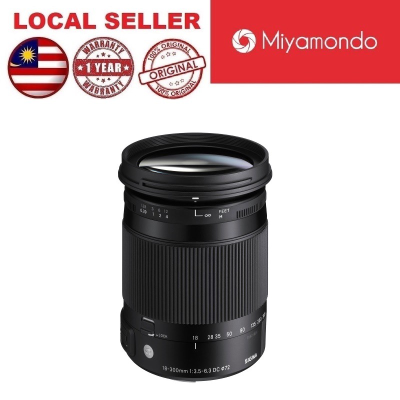 Sigma 18 300mm F3 5 6 3 Dc Macro Os Hsm Contemporary Lens Shopee Malaysia