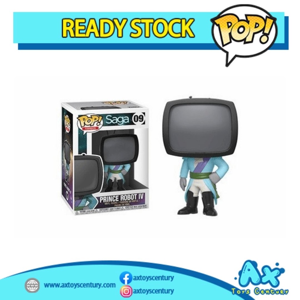 Funko Pop! Comics: Saga - Prince Robot IV #09 100% Genuine