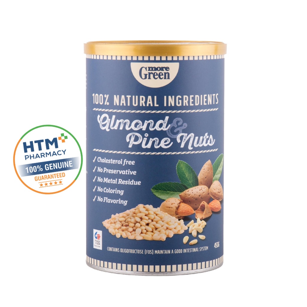 More Green Almond And Pine Nuts 450g Shopee Malaysia