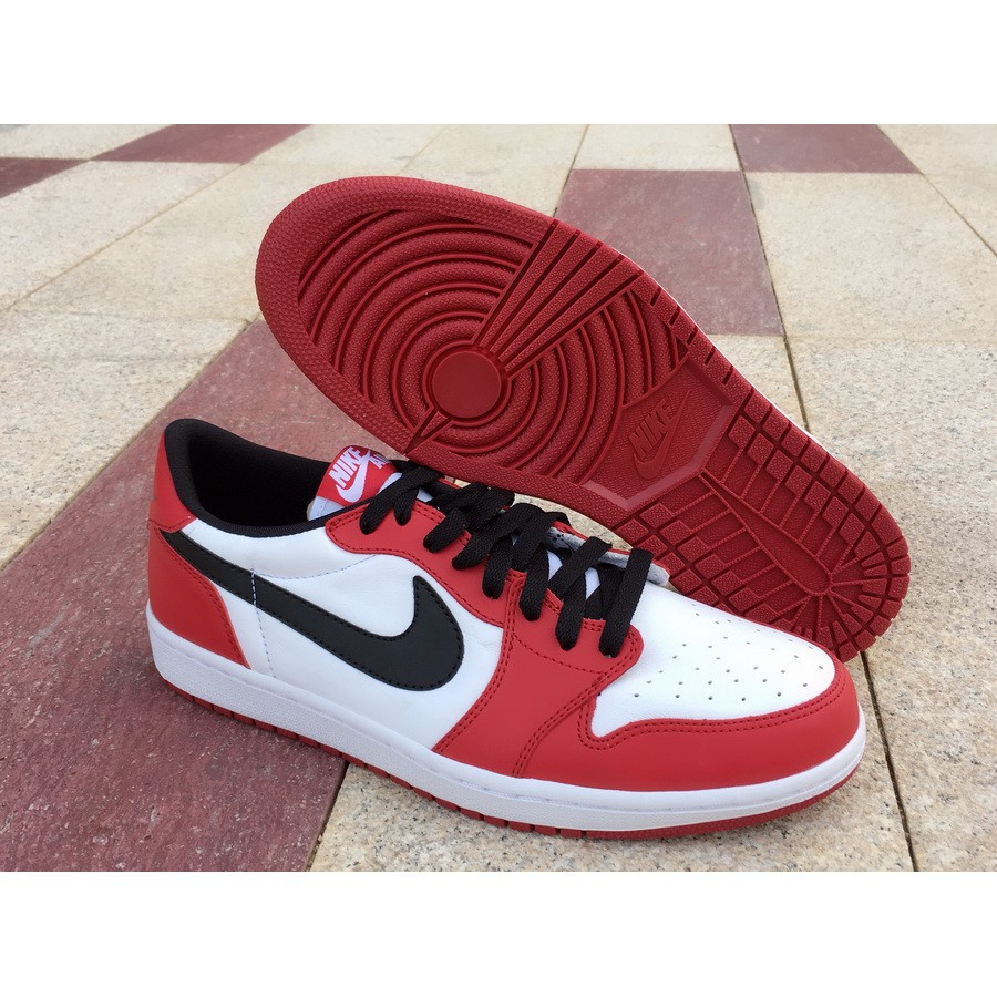 Air Jordan 1 Low Og Chicago Varsity Red Black White Shopee Malaysia