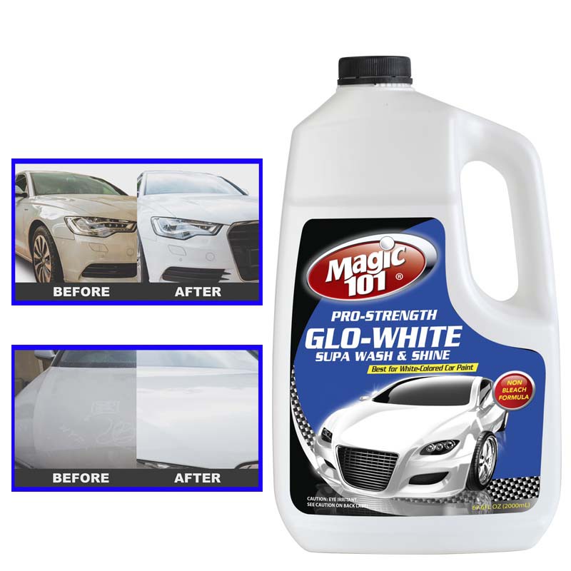 Magic 101 Pro-Strength Glo-White Supa Car Wash and Shine 2 Litre ...