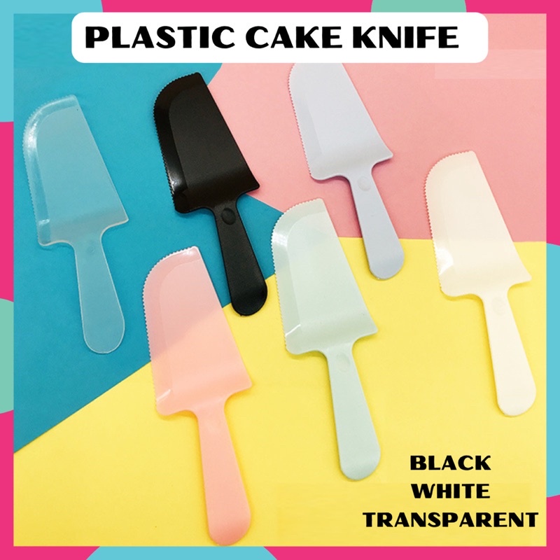 Disposable Plastic Cake Knife Plastic Knife Birthday Cake Knife Kek