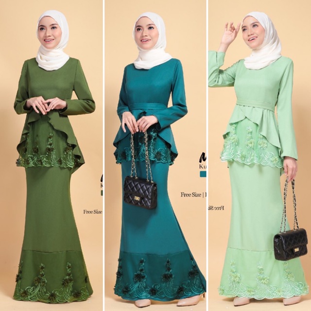 (SUPER PLUS SIZE / PLUS SIZE / FREE SIZE) BAJU KURUNG ...