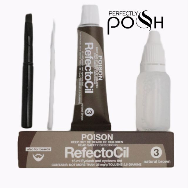 Eyelash&Eyebrow Tint(Color+Peroxide+Brush set) RefectoCil made in