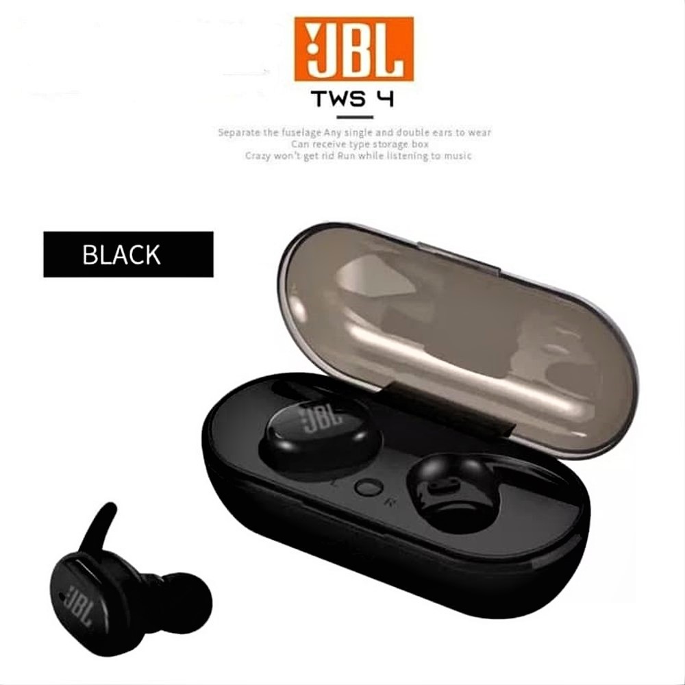 Jbl Tws Bluetooth Wireless Earbuds Headphones Earphone Tws4 Tws5 Shopee Malaysia