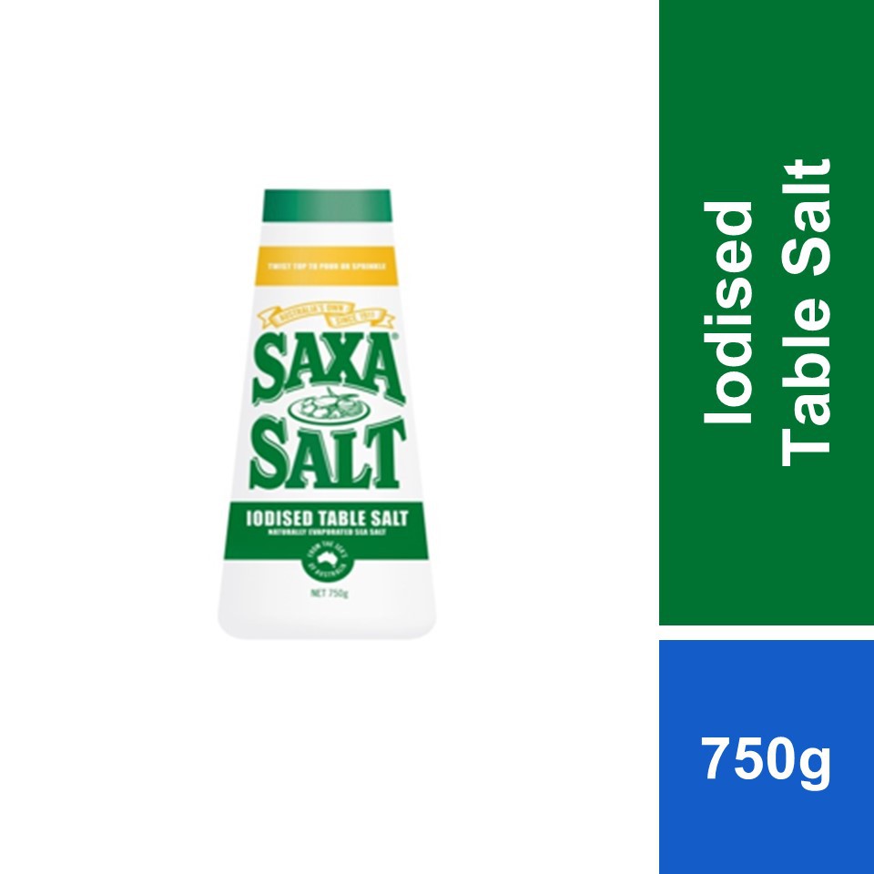 Saxa Iodised Table Salt 750g Shopee Malaysia