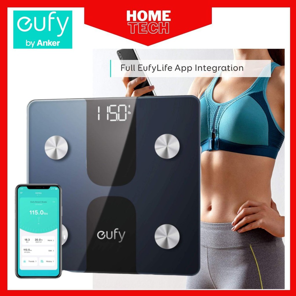 ANKER T9146 Eufy Smart Scale C1 with Bluetooth, Body Fat Scale