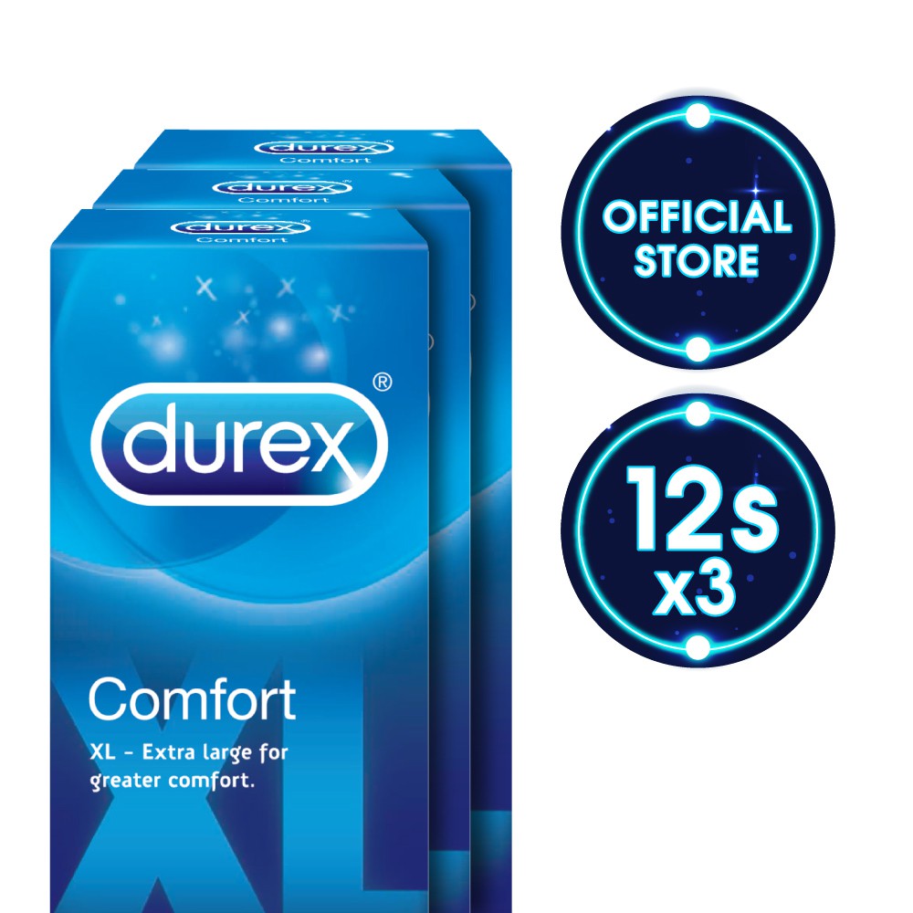 Durex Comfort Condoms (12's x 3 Boxes) Shopee Malaysia