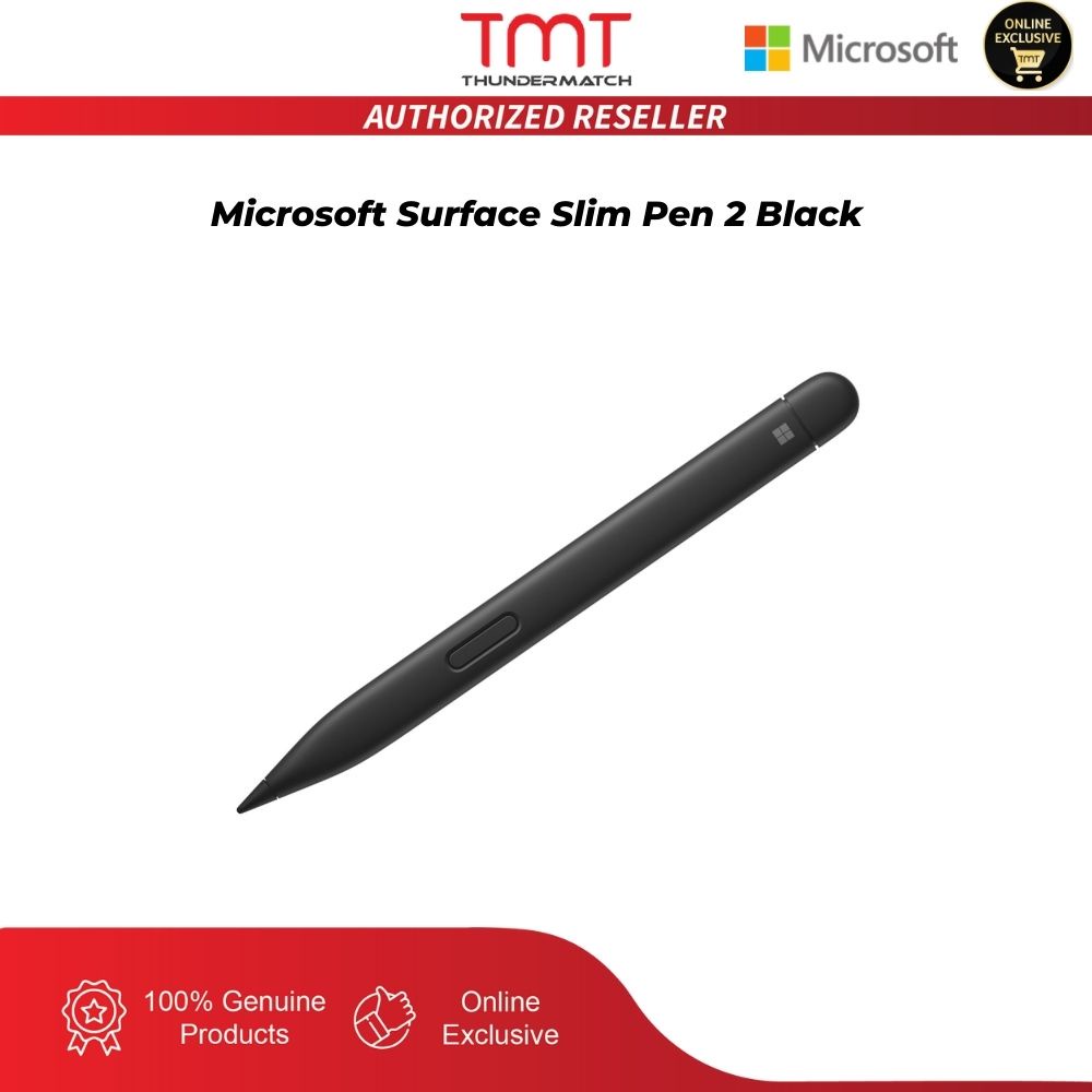 Microsoft Surface Slim Pen 2 Black All Model 1 Year Warranty 8wv