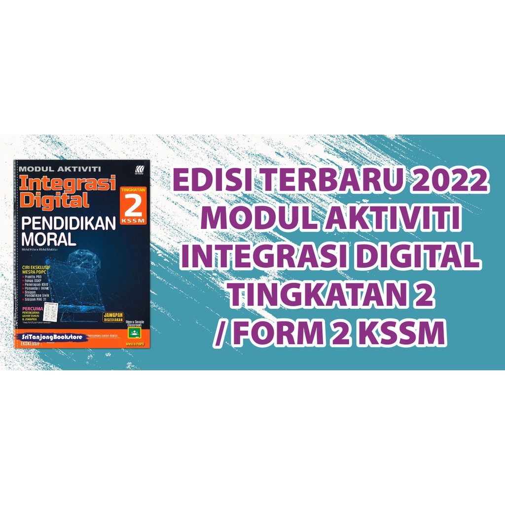 Sri Tanjong Sasbadi Buku Latihan Modul Aktiviti Integrasi Digital Geografi Tingkatan 2 Edisi Terbaru 2022 Shopee Malaysia