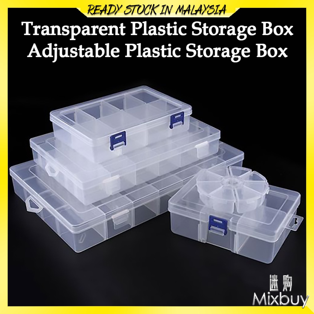 Transparent Storage Box With Handle