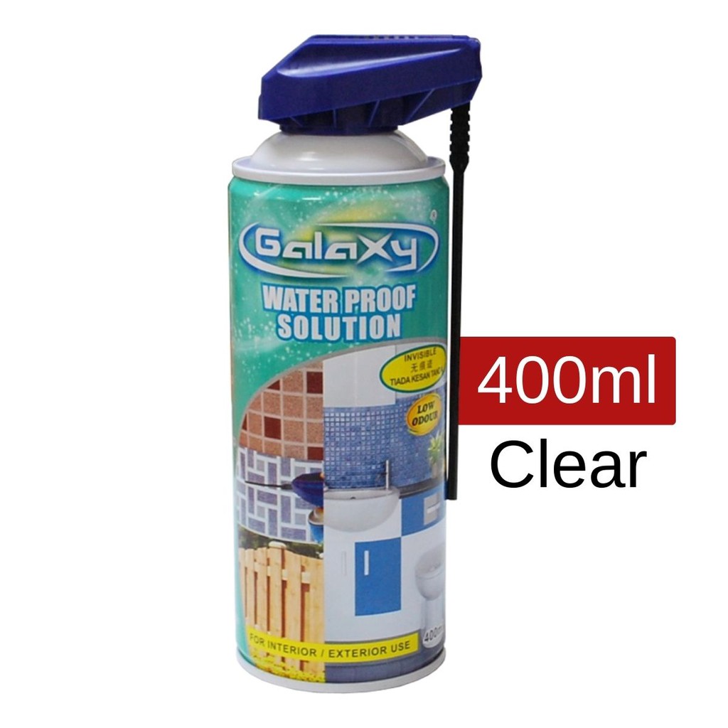 GALAXY 400ML Interior Exterior Waterproof Spray Solution Toilet Leak Water Proof