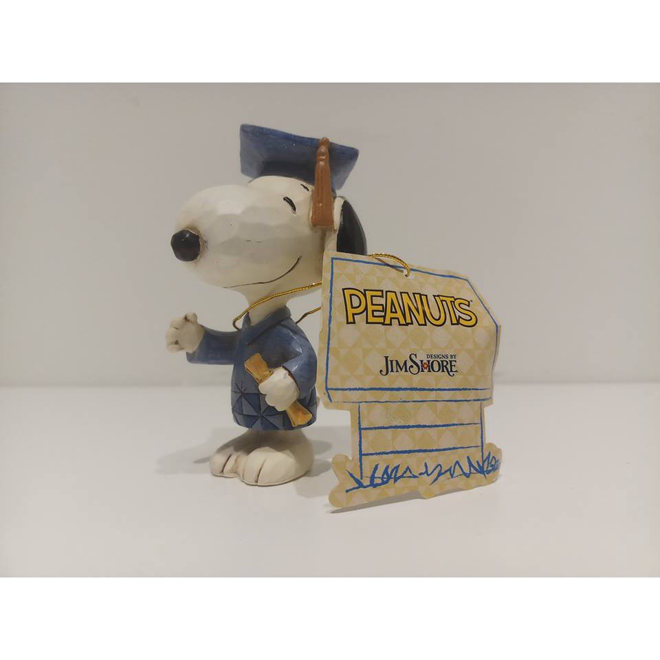 Enesco Peanuts by Jim Shore Graduation Snoopy Shopee Malaysia