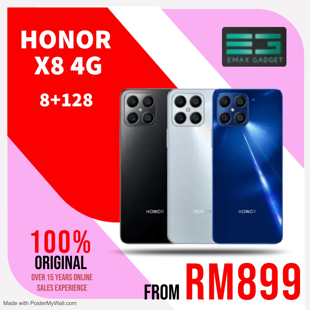 Honor x8 price in malaysia