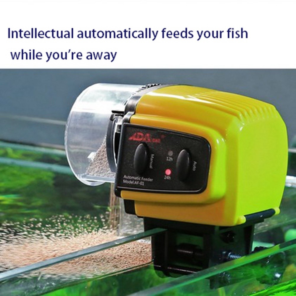 2018 Adjustable Aquarium Automatic Tank Pond Fish Mate Food Feeder