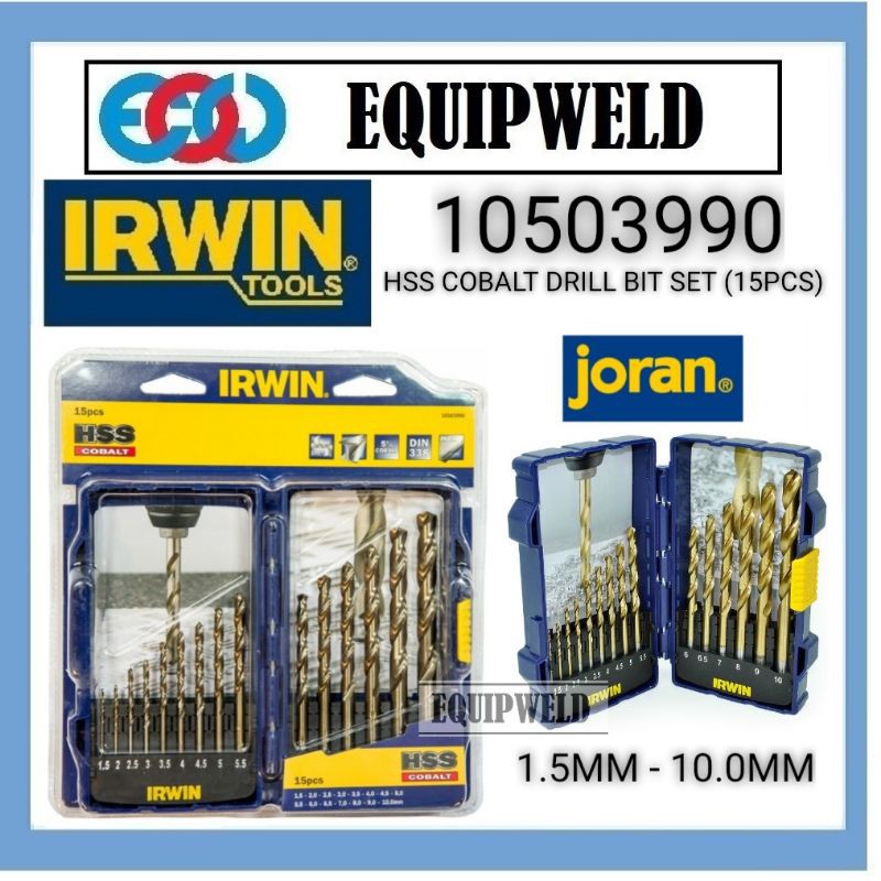 Irwin Dewalt 4.5mm HSS Cobalt steel drill bit metal plastic stainless 