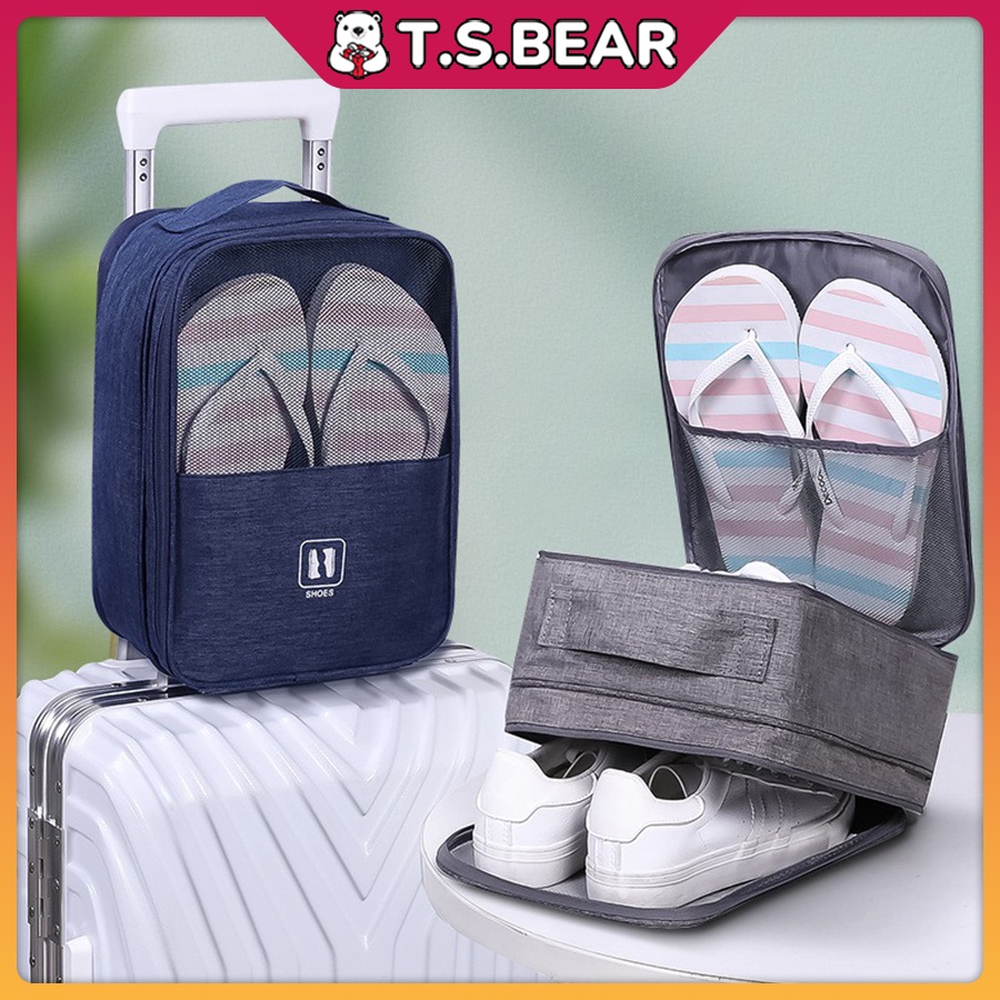 Travel Shoe Bag Organizer Portable Shoe Storage Bag Zipper Waterproof ...