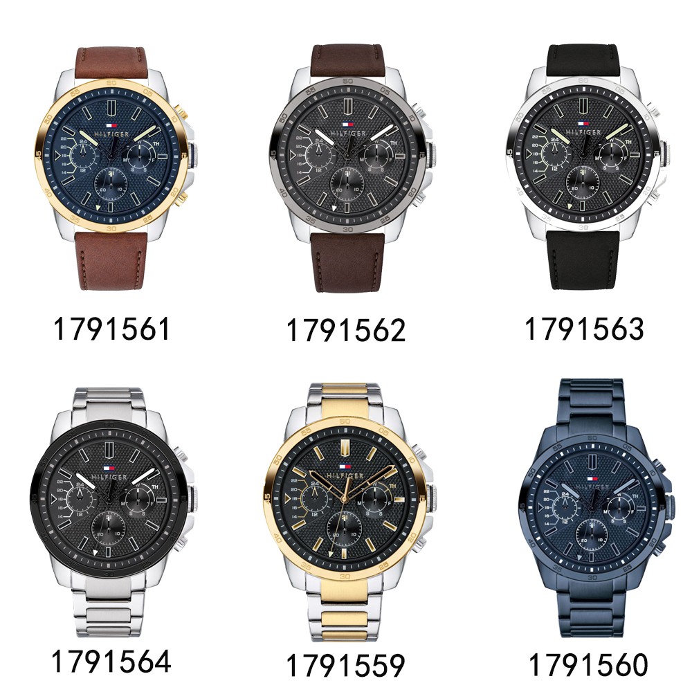 100% original Tommy Hilfiger Multi dial Quartz Watch 1791559 1791560 1791562 1791563 1791564 | Shopee Malaysia