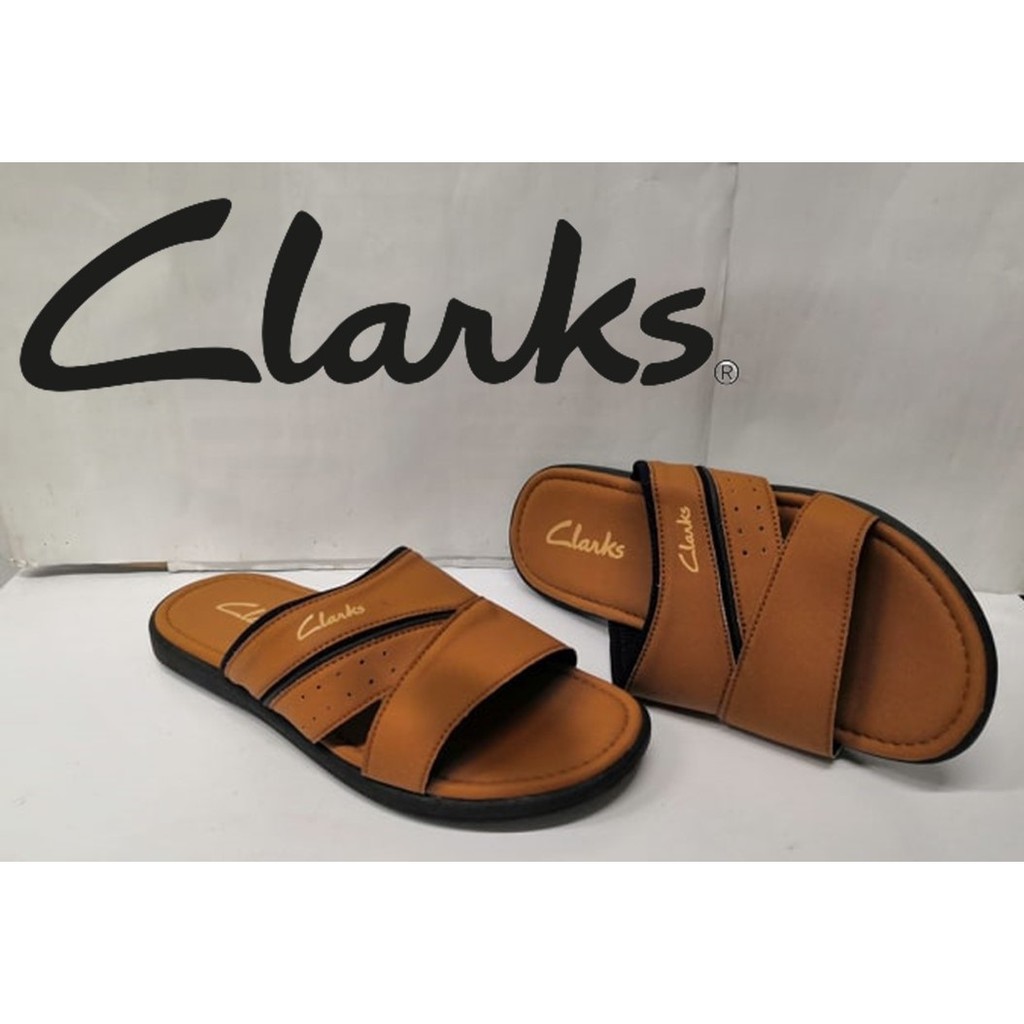 brown clark sandals