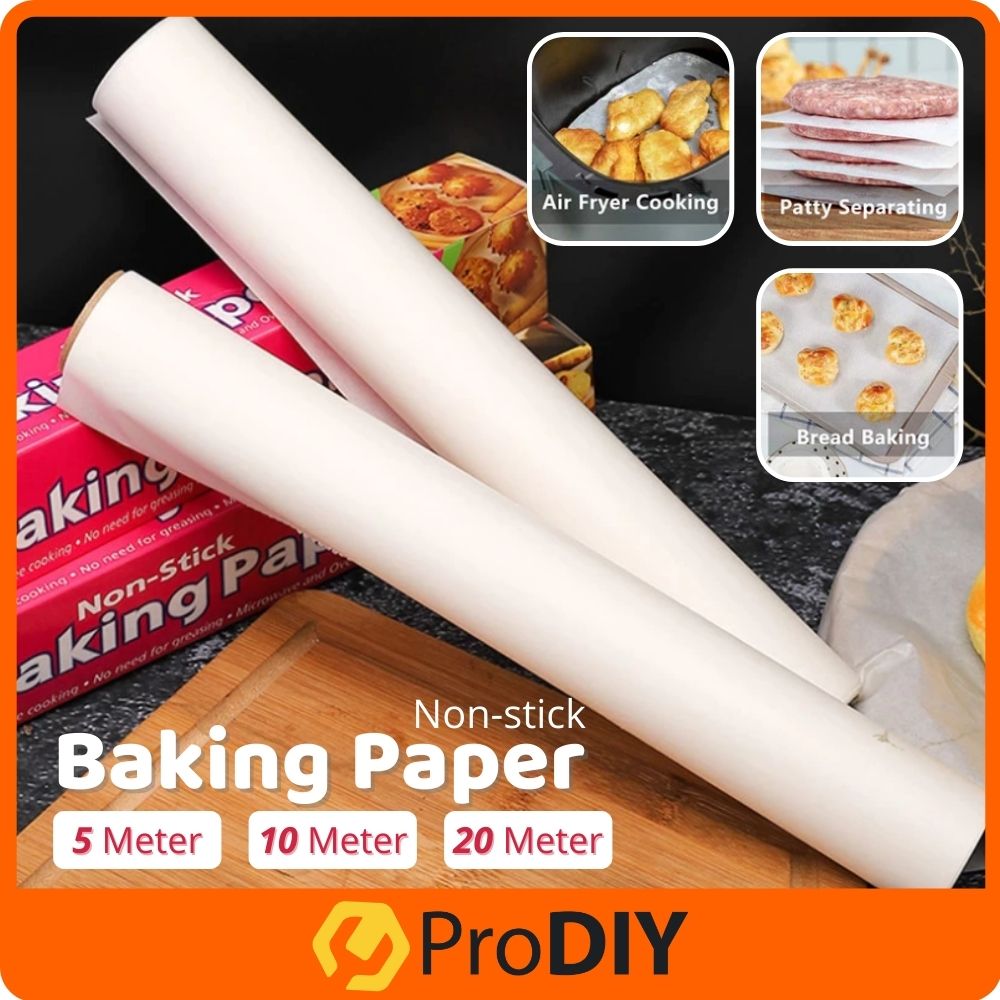 5m / 10m / 20m Parchment Paper Roll Baking Paper Oil-Absorbing Paper DIY Kitchen Barbecue Cookies Bakery Oil Paper 烘焙用纸