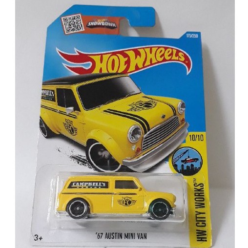 hot wheels 67 austin mini van
