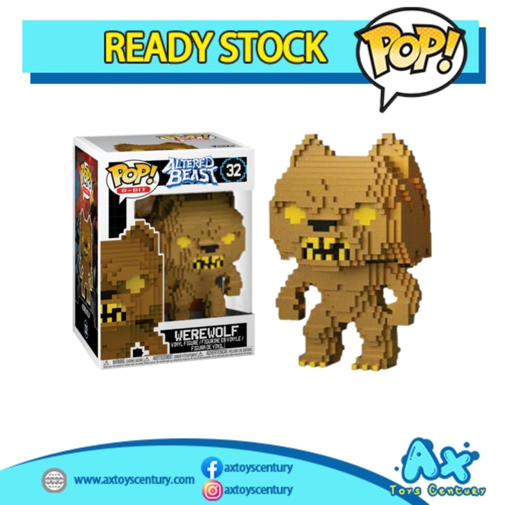 Funko Pop! 8-Bit: Altered Beast - Werewolf #32 100% Genuine