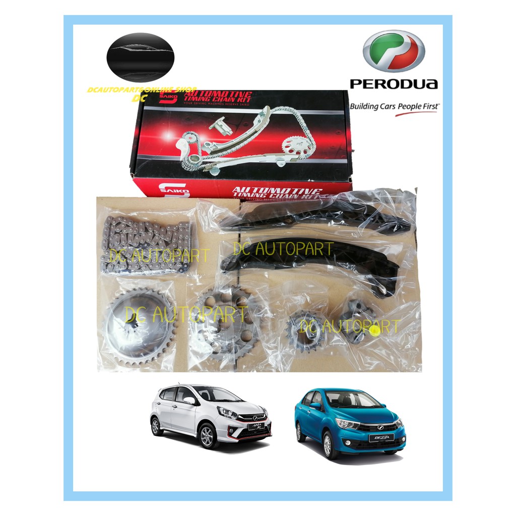 SAIKO PERODUA AXIA BEZZA 1.0 1KRFE TIMING CHAIN KIT SET Shopee Malaysia
