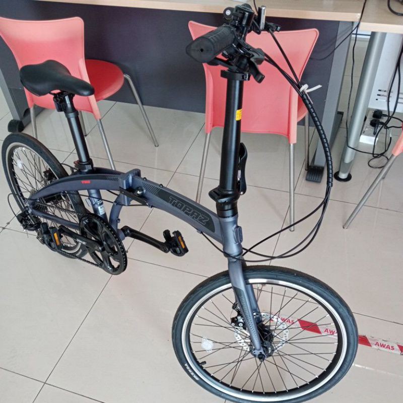 Folding Bike Brand Topaz Trs Shopee Malaysia