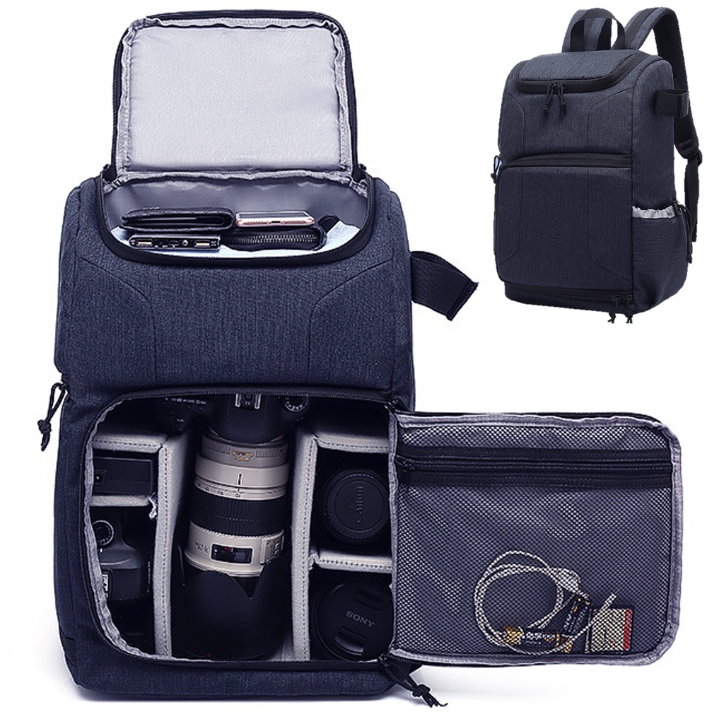 MILANDO Multi-function Camera Bag Backpack Large Capacity SLR Bag (Type 6)