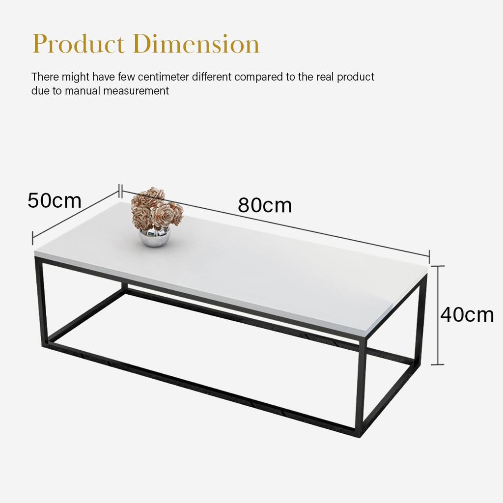 FINSSO: AYO Marble Texture Coffee Table