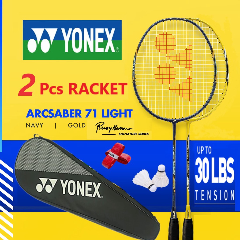 2 pcs Badminton Racket Yonex Original Racket Felet Racket Li Ning Raket