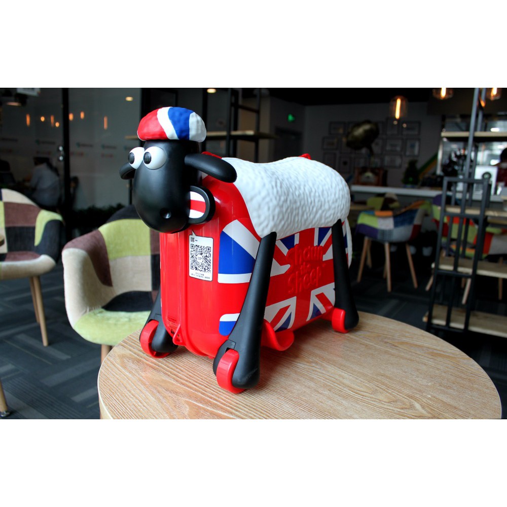 shaun the sheep luggage bag