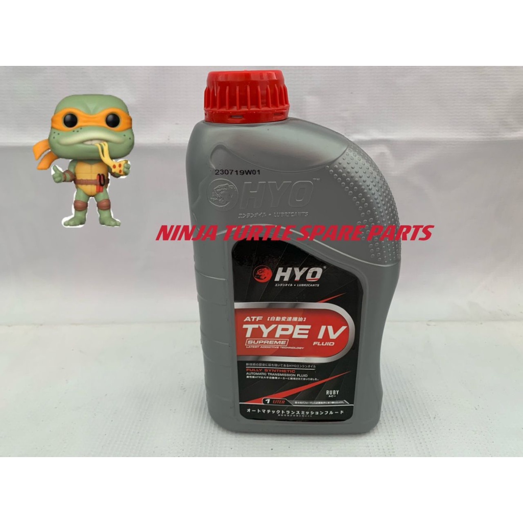 HYO FULLY SYNTHETIC ATF TYPEIV/TYPE4 AUTOMATIC TRANSMISSON FLUID