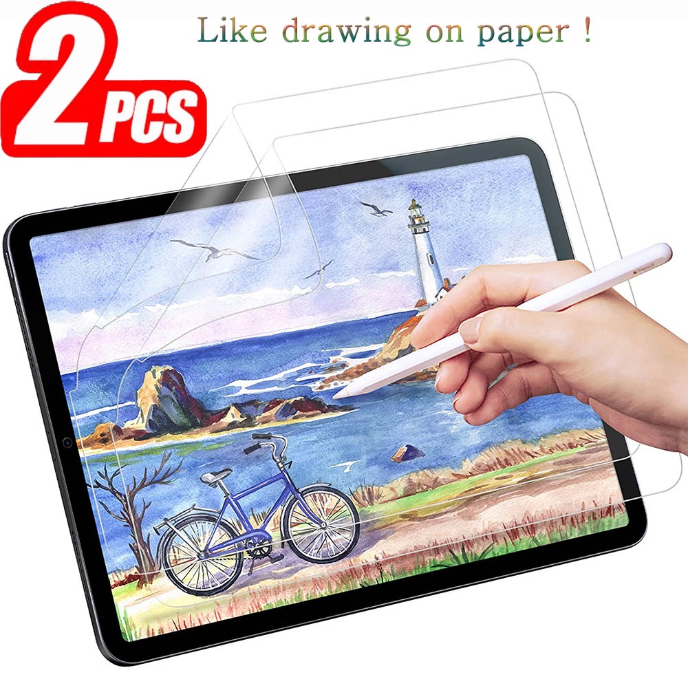 shopee: (2 Pieces) Paper Like Film For Samsung Galaxy Tab S6 Lite 10.4” 2020 2022 Tab S7 S8 11 (0:0:Size:2 pieces;1:3:Model:S6 Lite 10.4” 2022 P613 P619)