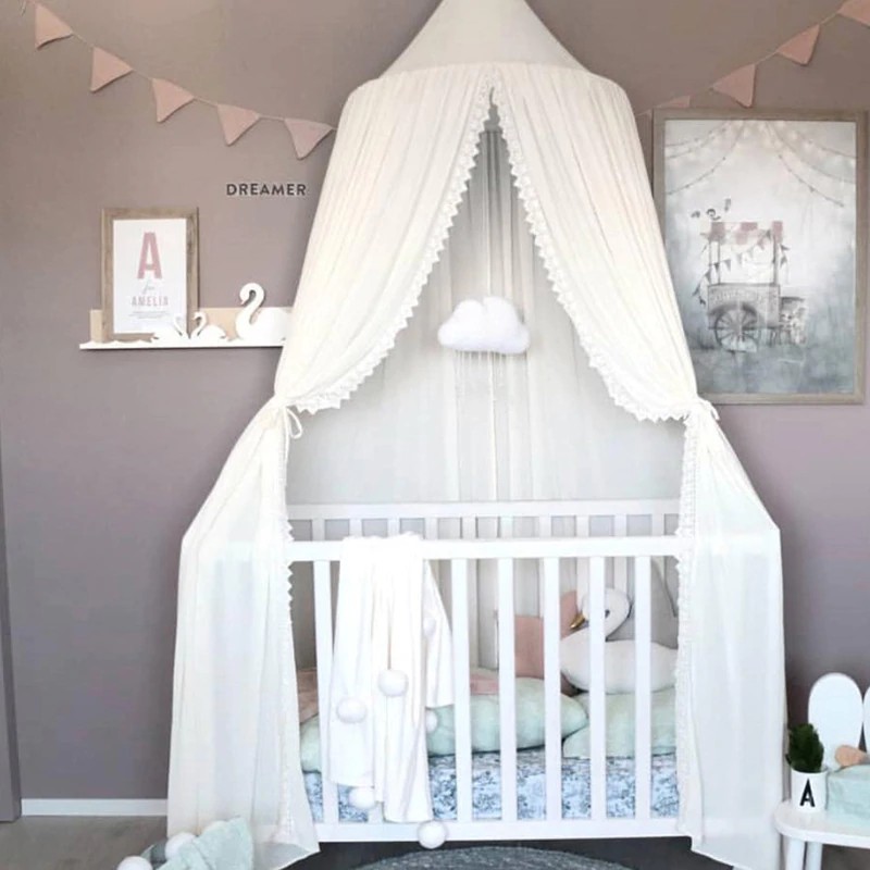 baby girl crib decor