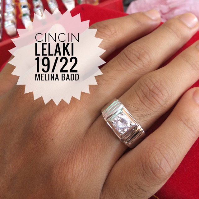  Cincin  Tunang Nikah M 06 Sterling Silver Daftar Harga 