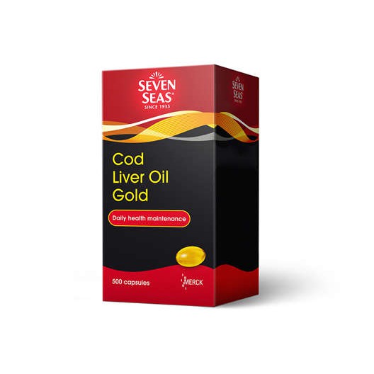 Promo Pack Seven Seas Cod Liver Oil Gold 500 S 100 S Exp 08 2022 Shopee Malaysia