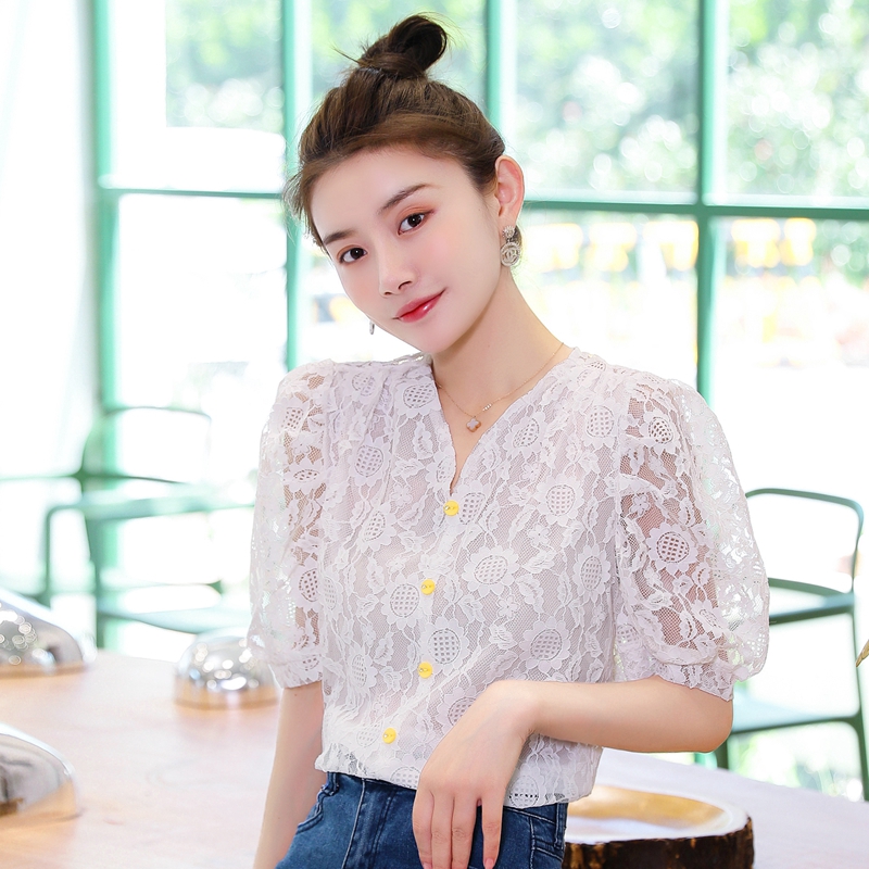 korean lace tops design