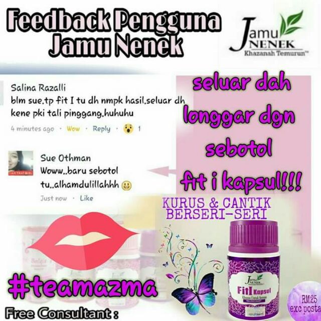 Jamu Fiti Kapsul By Jamu Nenek Shopee Malaysia